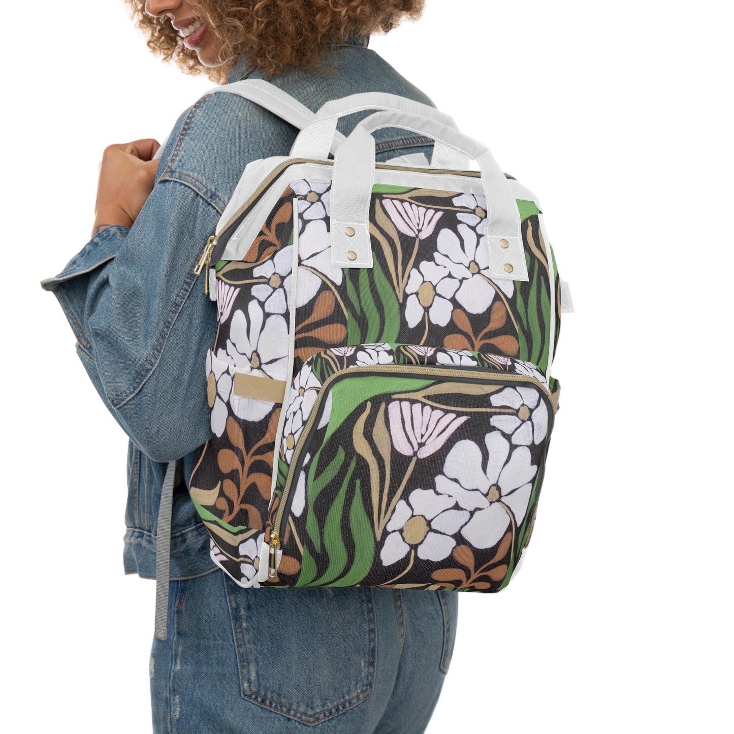 A Garden Moment Multifunctional Diaper Backpack