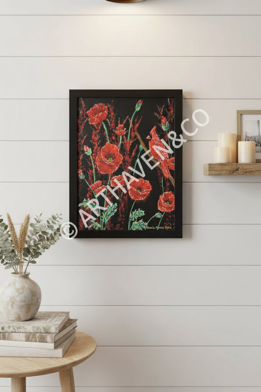 Poppies from heaven’s wing