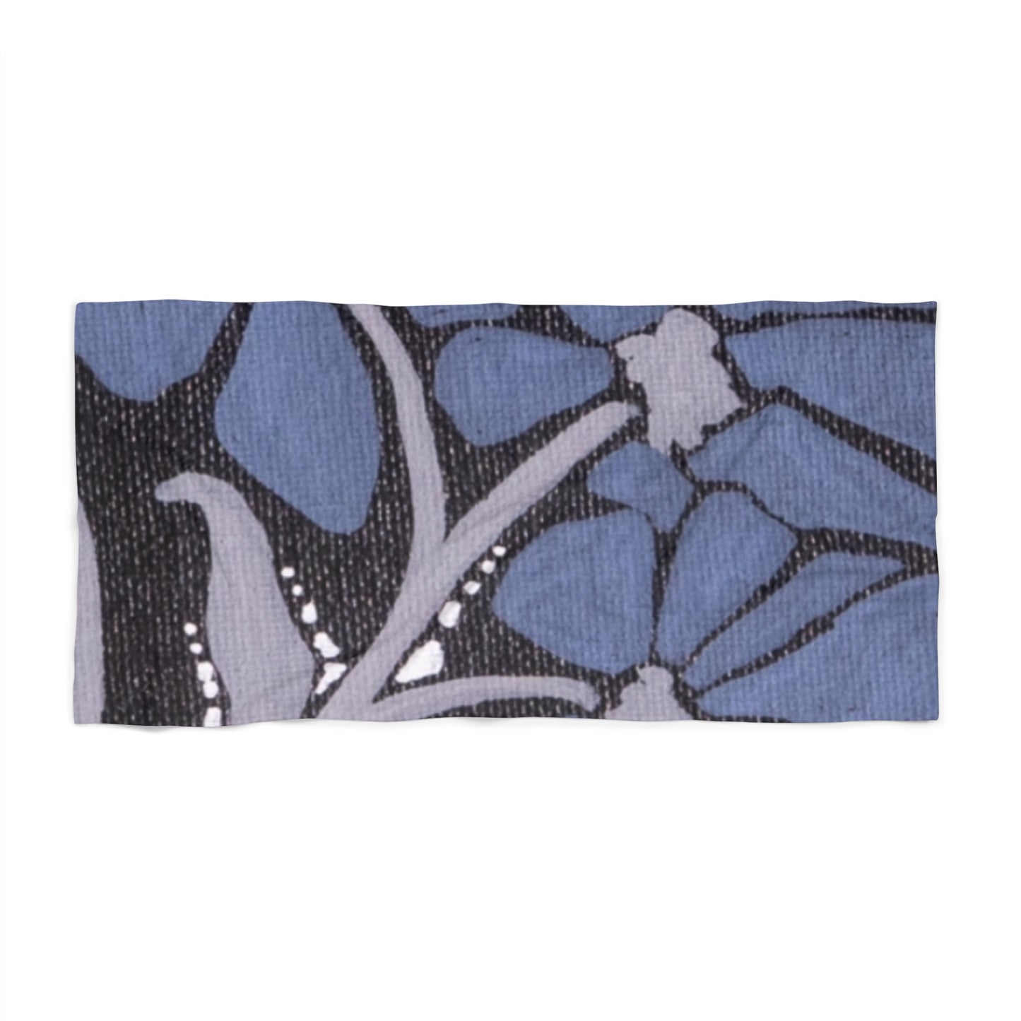 Bloom in calmness Beach Towel – Tropical Floral Coastal Towel