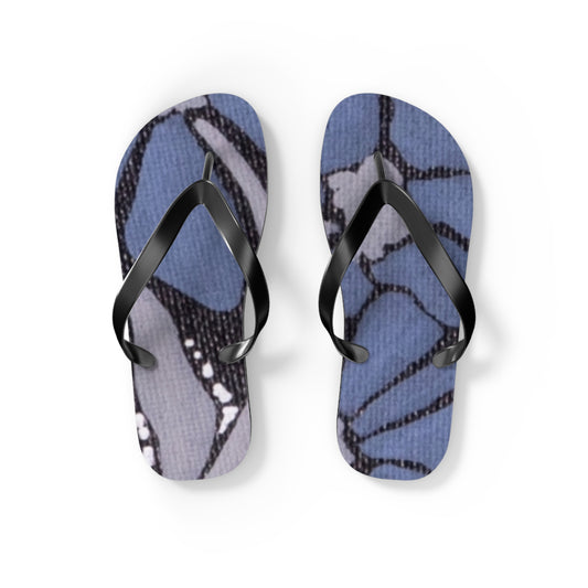 Cool blooms Floral Flip Flops - Lightweight Summer Beach Sandals