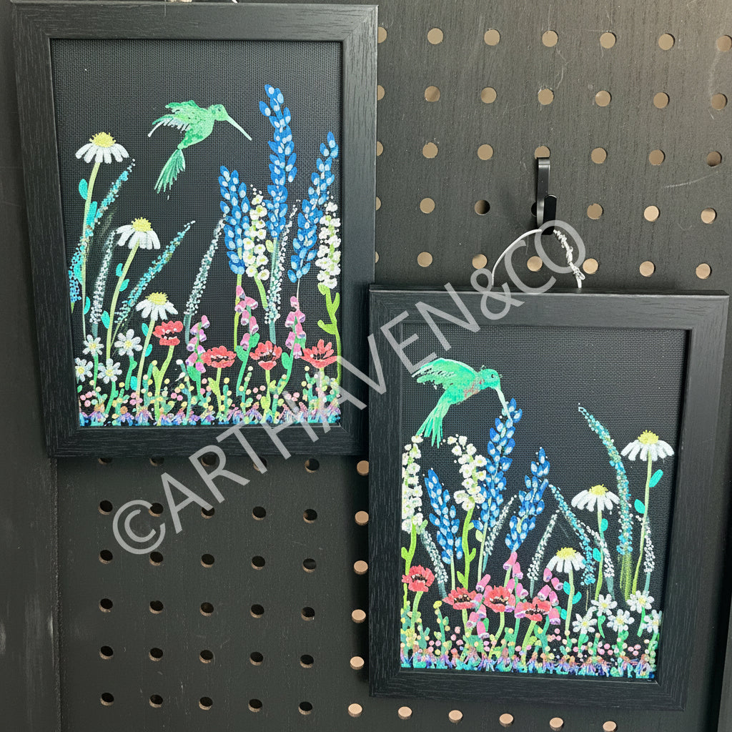 Jardin Reine original acrylic painting