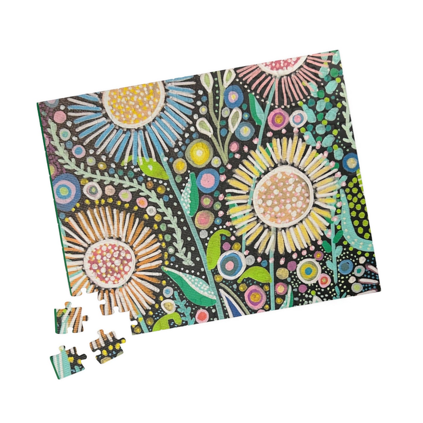 Floral Folk Art Jigsaw Puzzle — 110/252/520/1014‑Piece Decorative Puzzle