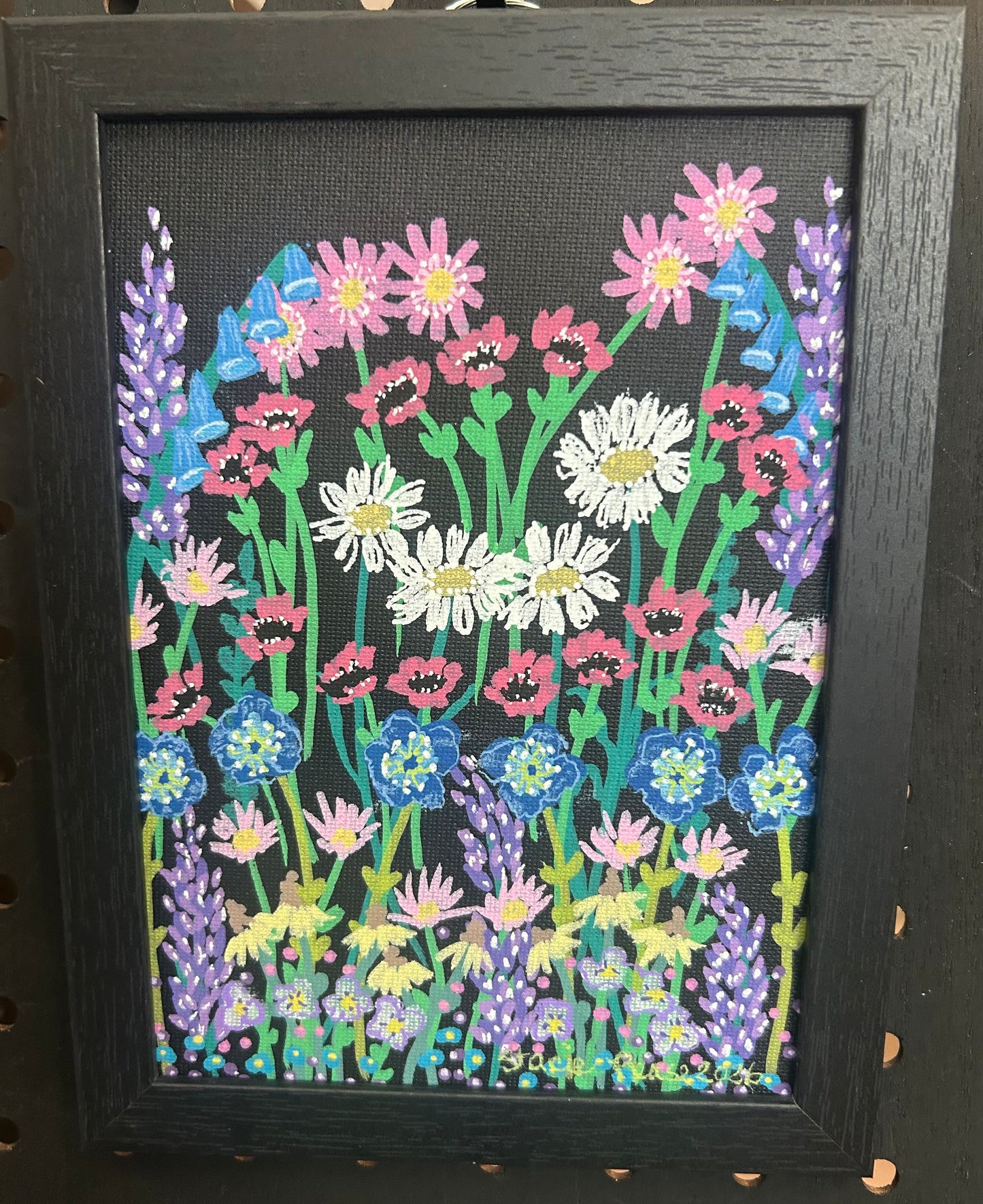 Sweet Garden  an original acrylic painting
