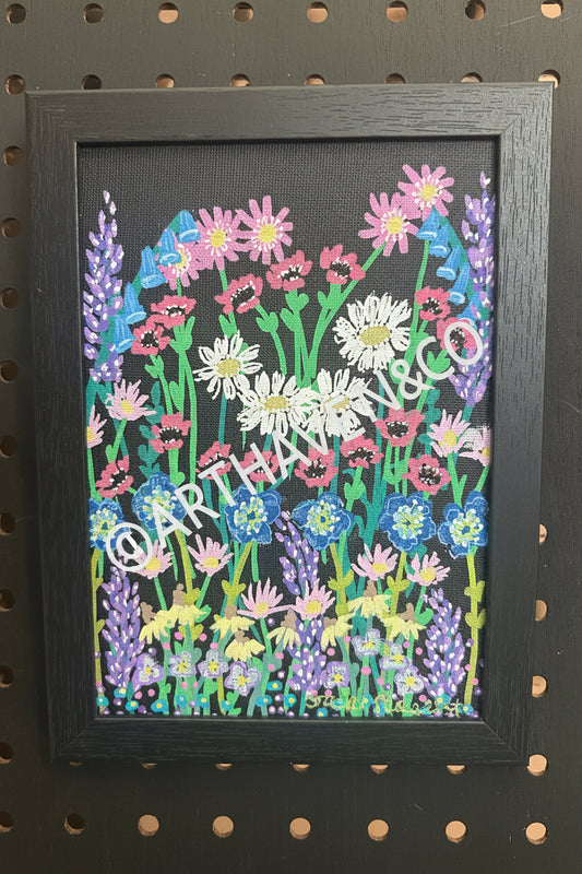 Sweet Garden  an original acrylic painting