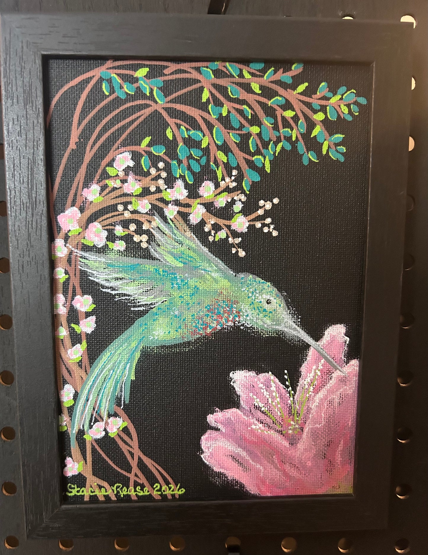 Volo — Original Hummingbird Painting (5×7)