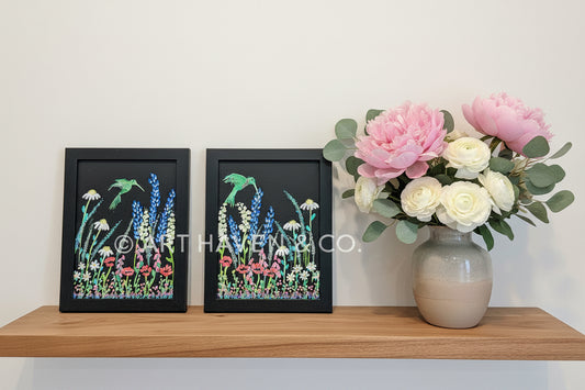 Jardin Reine original acrylic painting