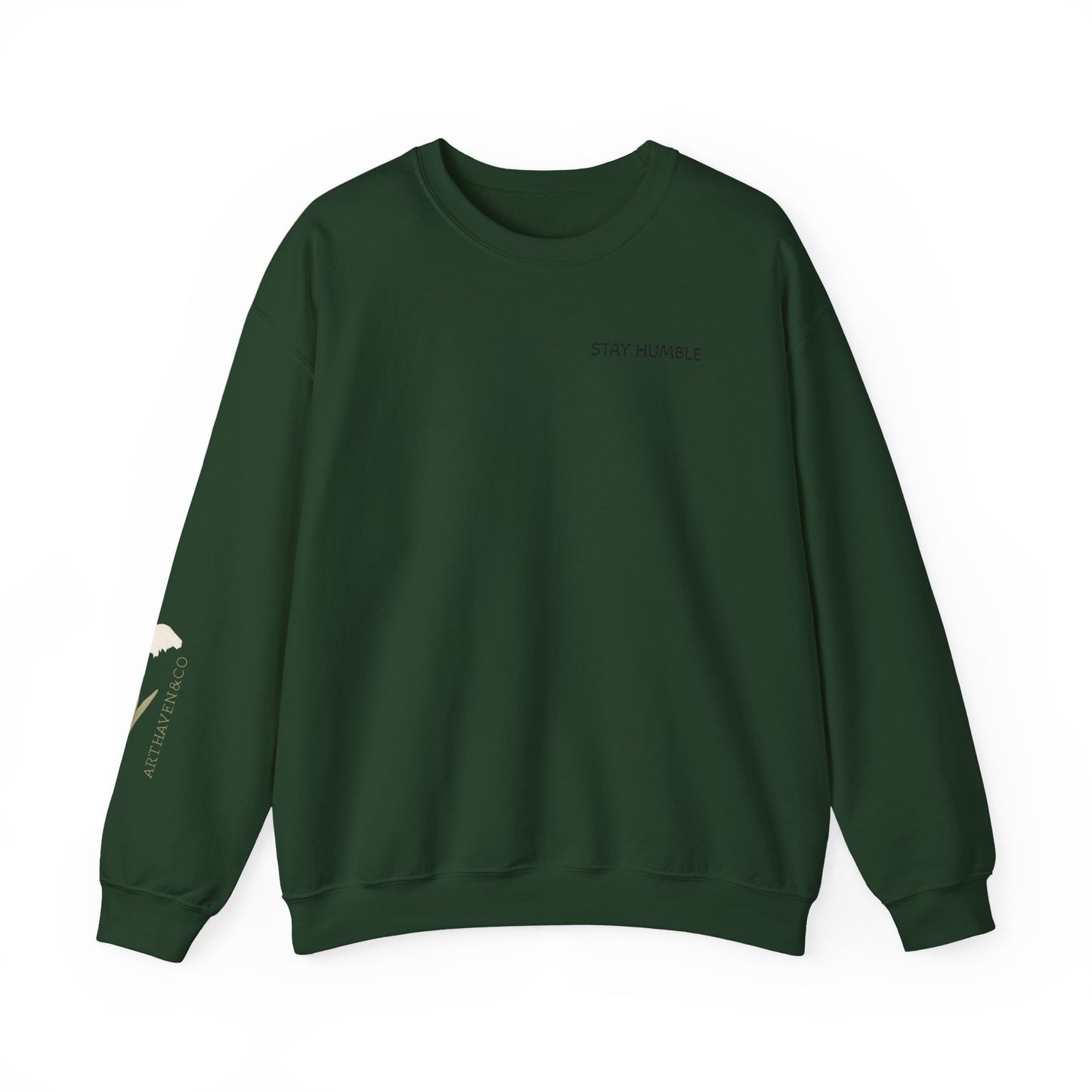 Vincent van Gogh Portrait Sweatshirt — "Stay Humble" Crewneck
