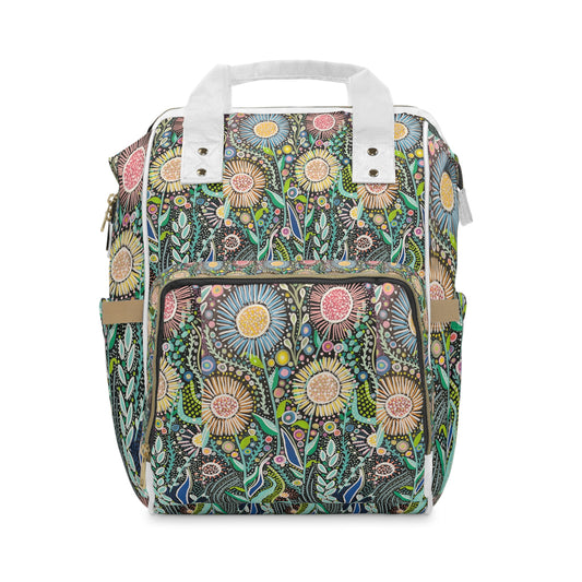 Dot Dot Bloom Meadow Diaper Backpack