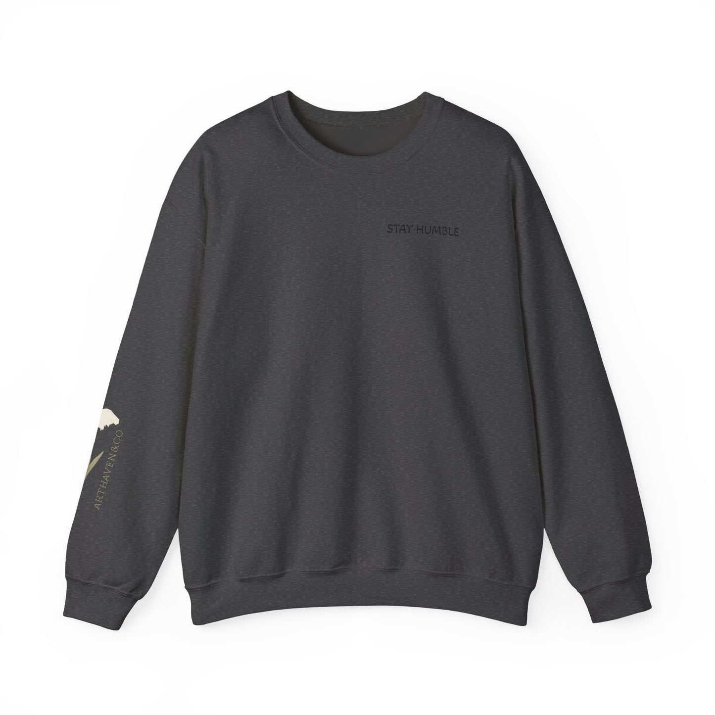 Vincent van Gogh Portrait Sweatshirt — "Stay Humble" Crewneck