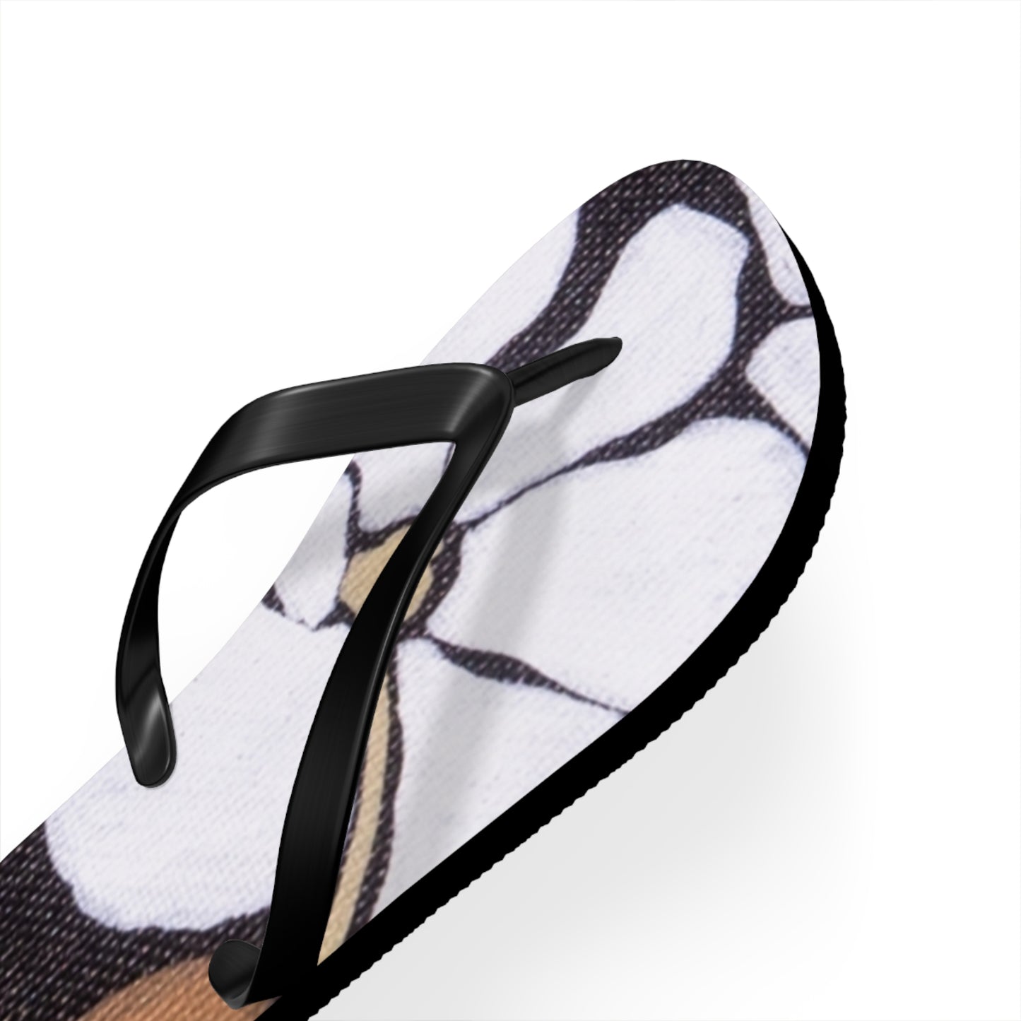 Garden moment Flip Flops – Retro Botanical Beach Sandals