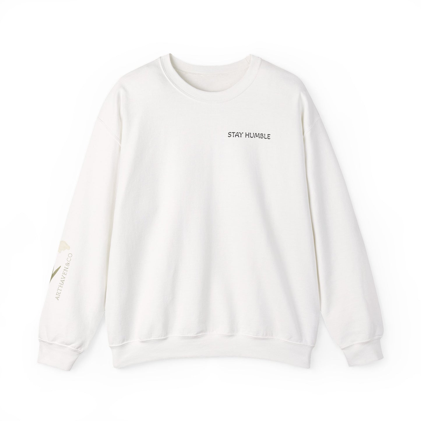 Vincent van Gogh Portrait Sweatshirt — "Stay Humble" Crewneck