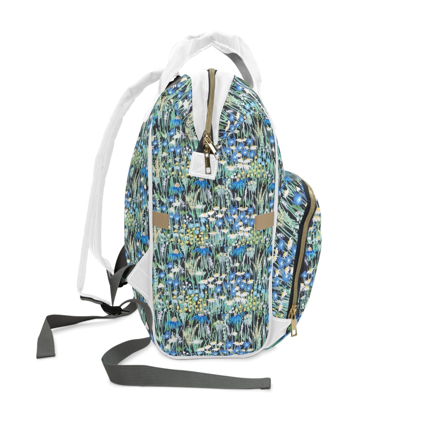 Floral Meadow Multifunctional Diaper Backpack