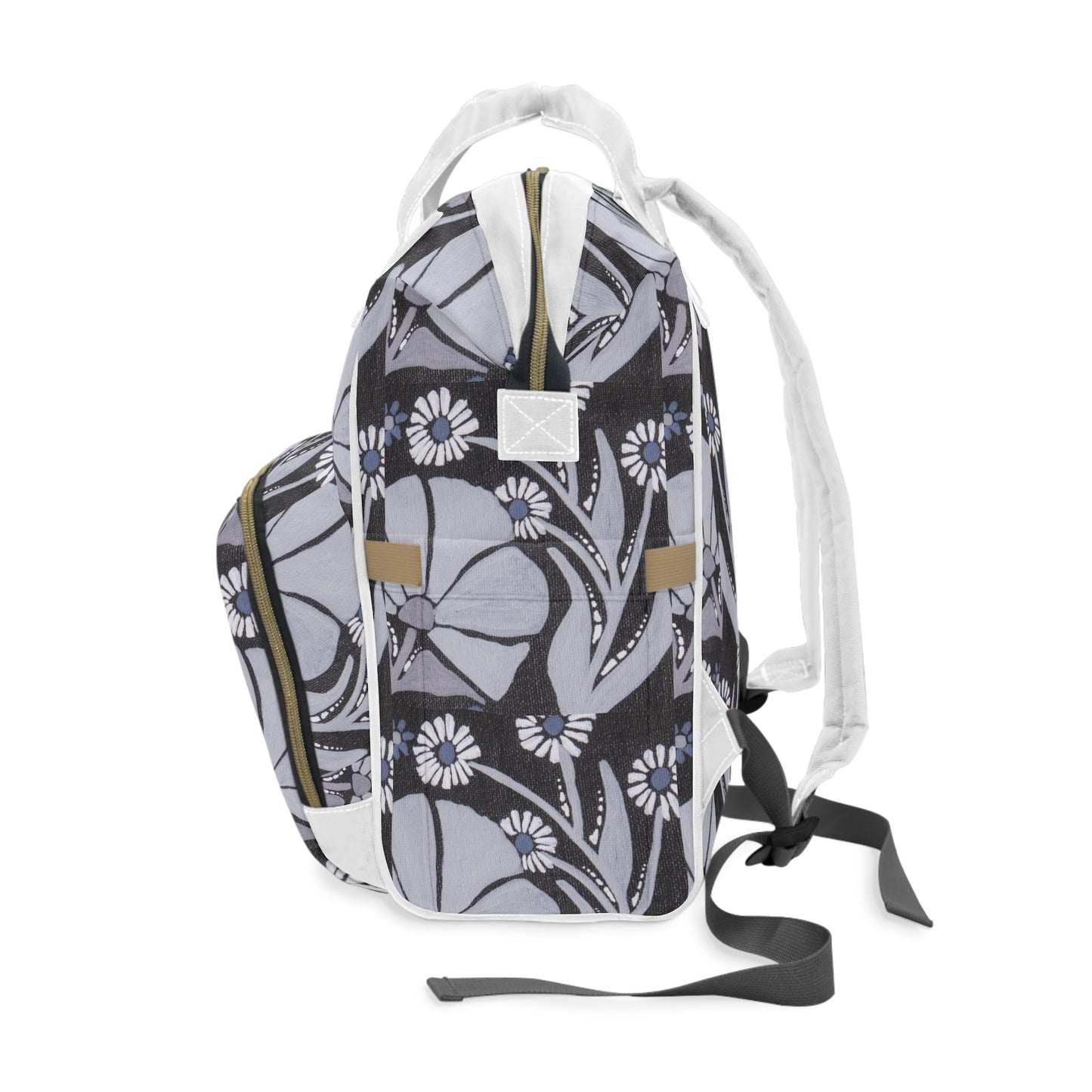 Floral Multifunctional Diaper Backpack