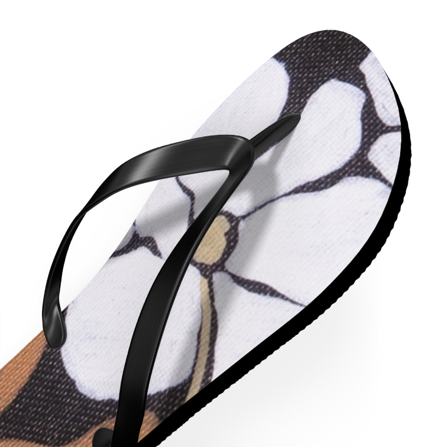 Garden moment Flip Flops – Retro Botanical Beach Sandals