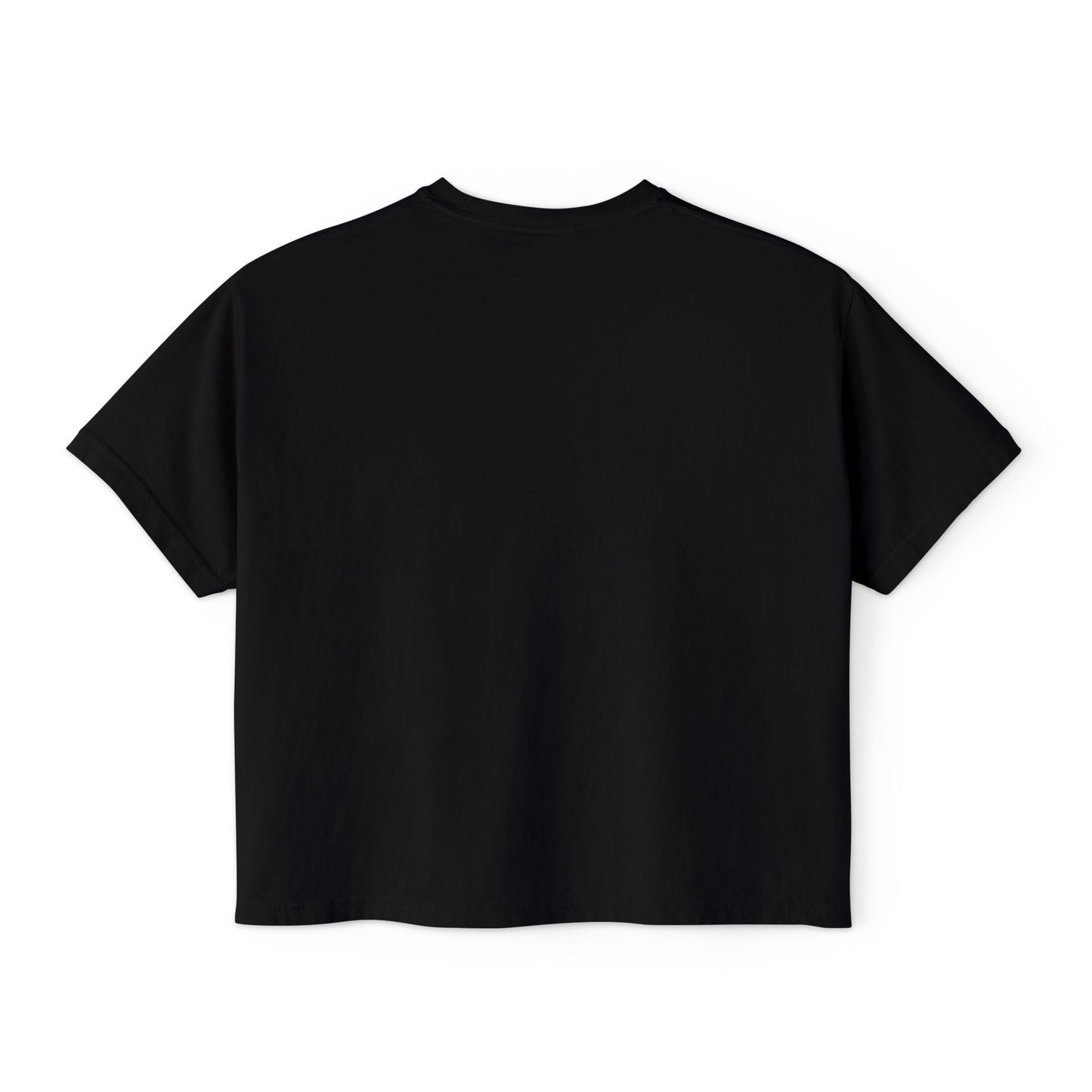 Autumn Sunset Floral Boxy Tee — Harvest Moon & Sunflower Graphic
