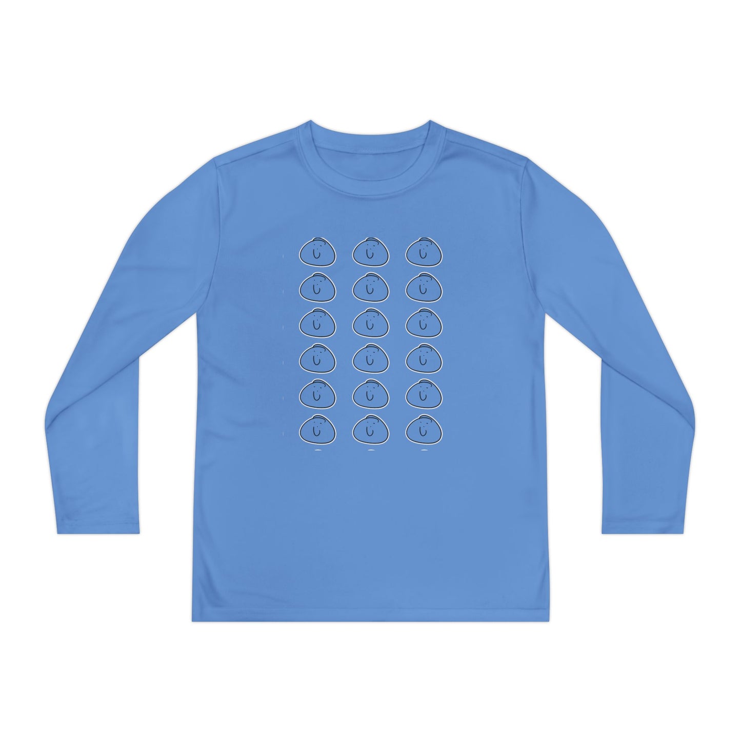 Youth Long Sleeve Tee — 'Run Mountain Climb Train' Graphic Athletic Shirt