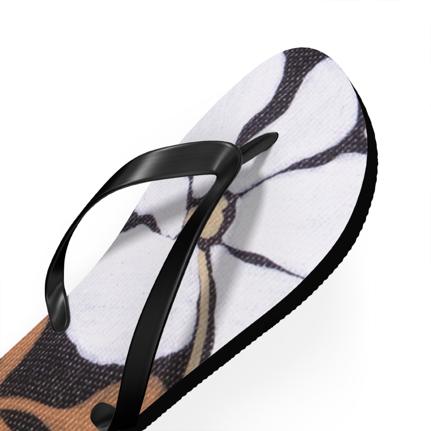 Garden moment Flip Flops – Retro Botanical Beach Sandals
