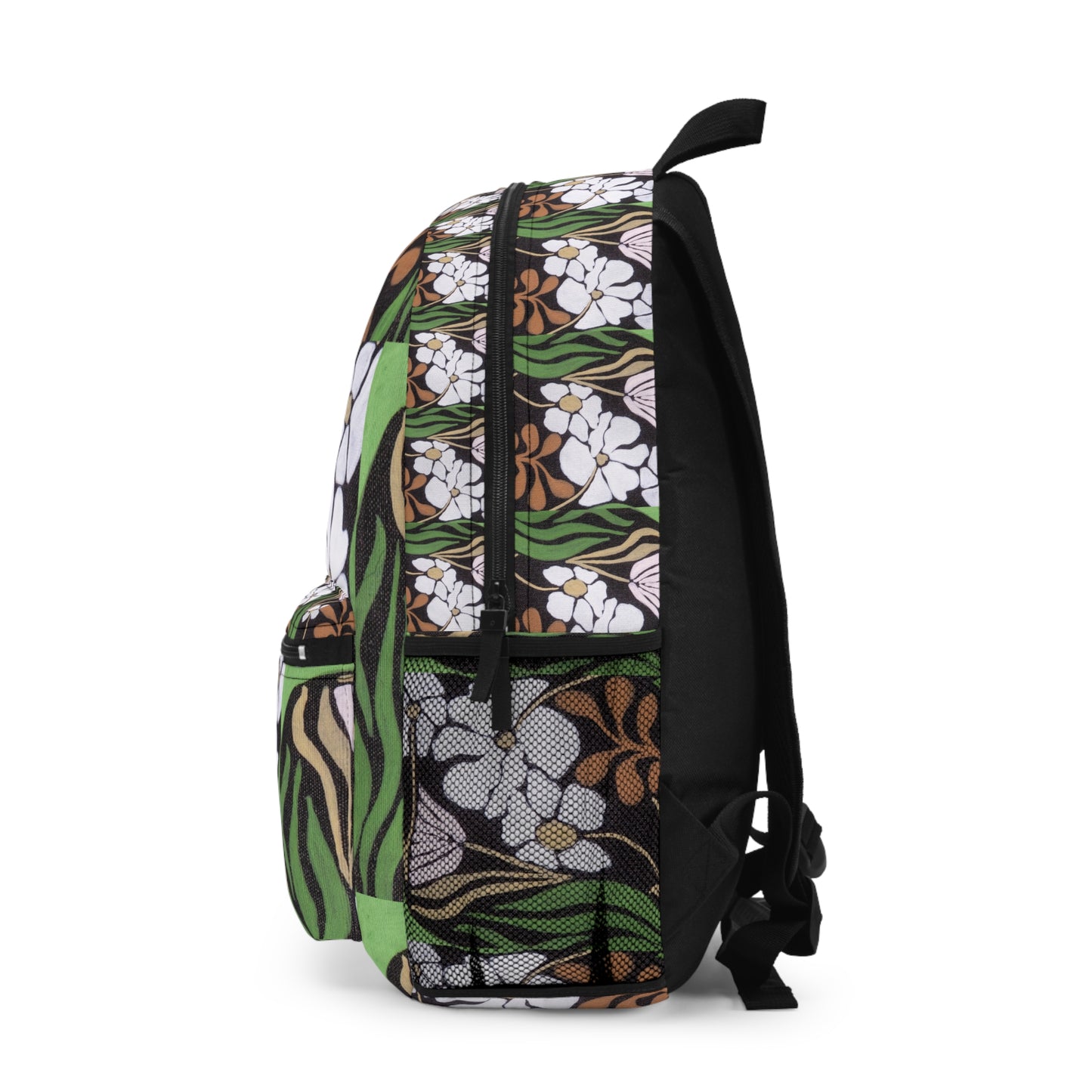 Floral Garden Backpack — Vintage Botanical Print School & Everyday Bag
