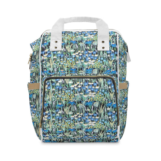 Floral Meadow Multifunctional Diaper Backpack