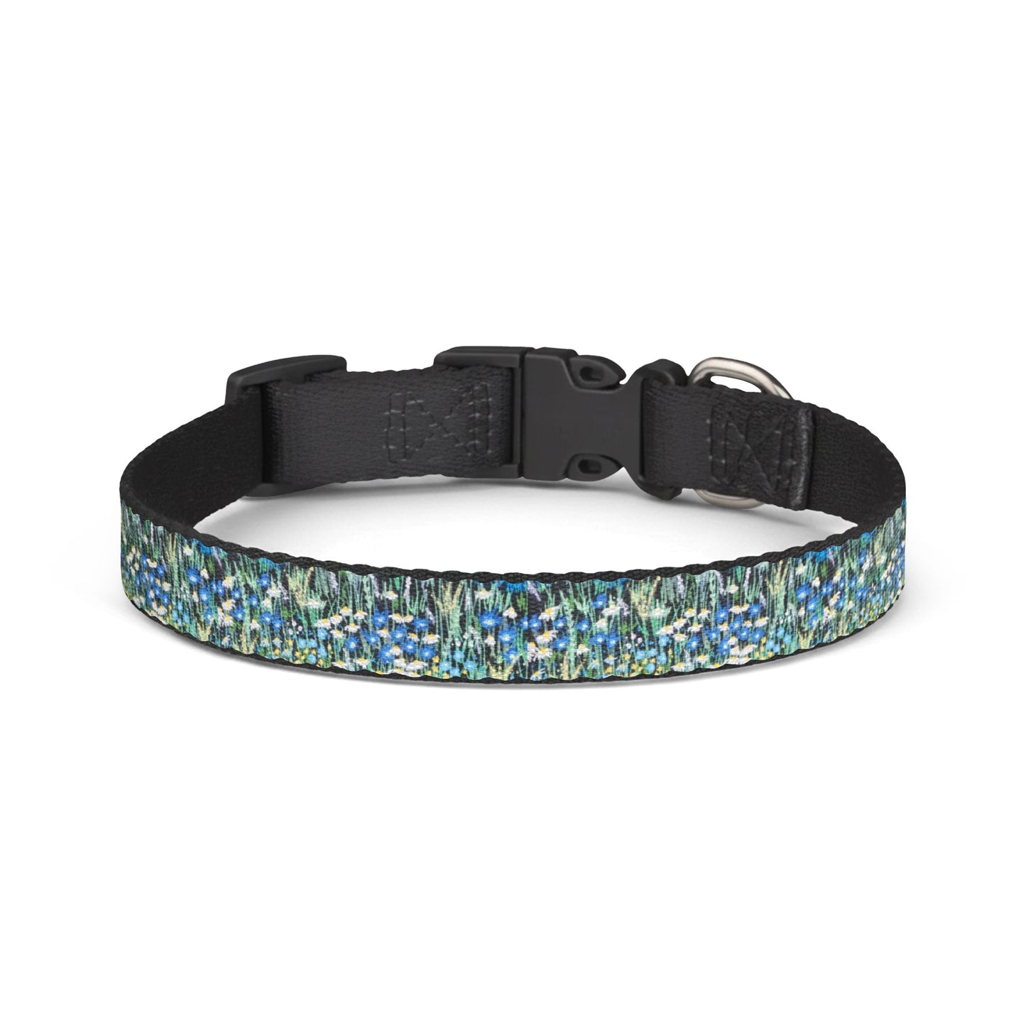 Clip-On Dog Collar — Blue hour bloom Adjustable Pet Collar with Quick-Release Buckle