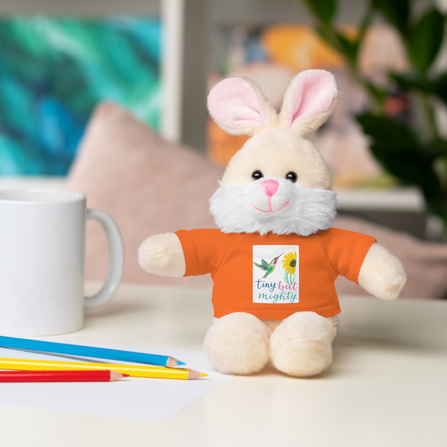 Teddy Bear — 'Tiny But Mighty' Floral Tee Plush