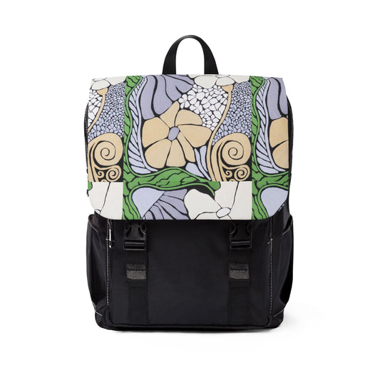 Whim & Tendril Art Nouveau Backpack — Vintage Botanical Shoulder Bag