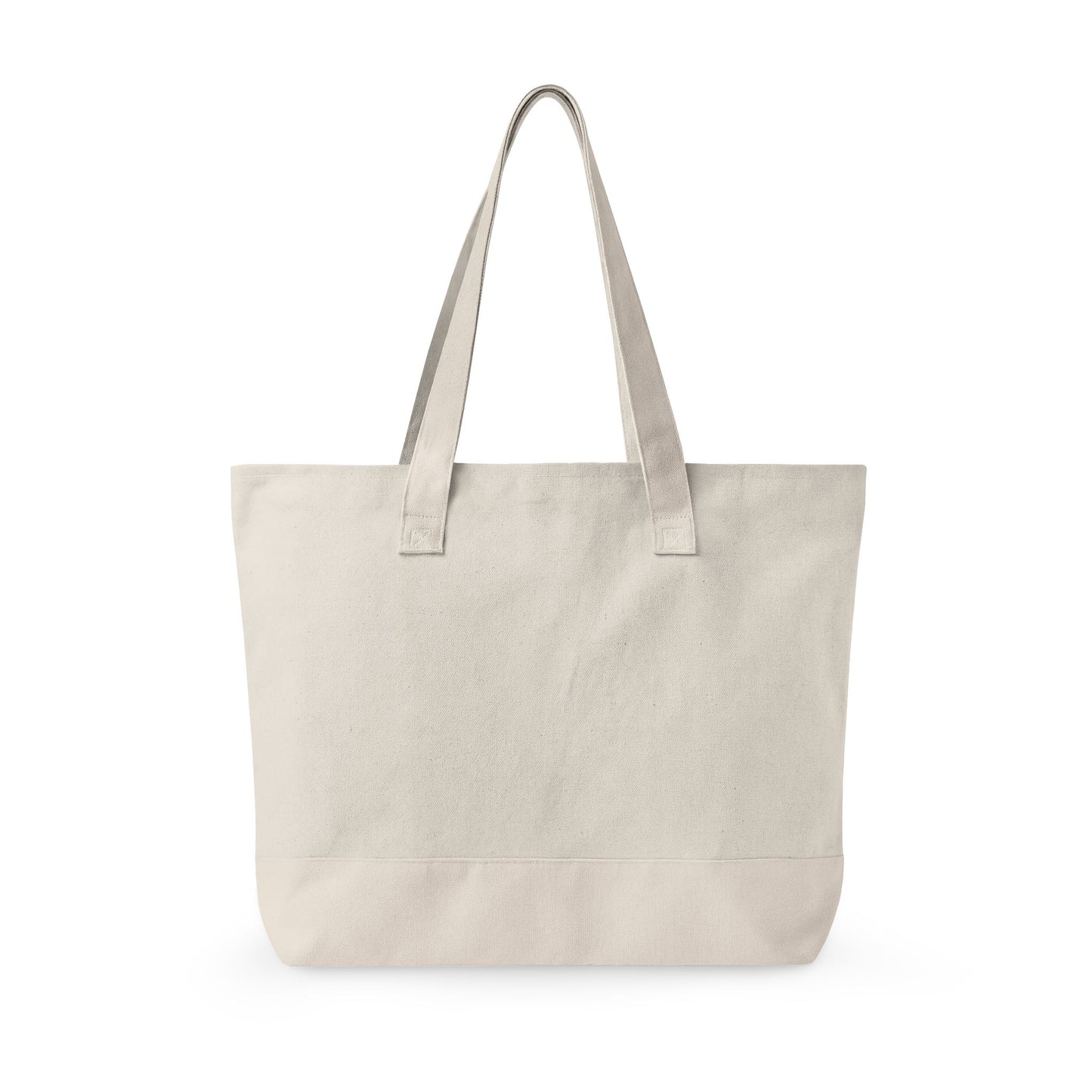 Canvas Tote —Tide whisper Ocean Art Zippered Tote