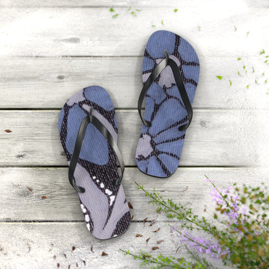 Cool blooms Floral Flip Flops - Lightweight Summer Beach Sandals