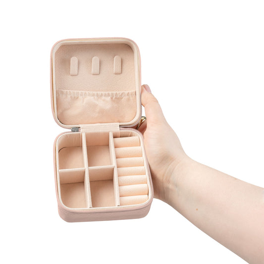 The red thread Cardinal Blossom Jewelry Travel Case — Compact Travel Jewelry Organizer