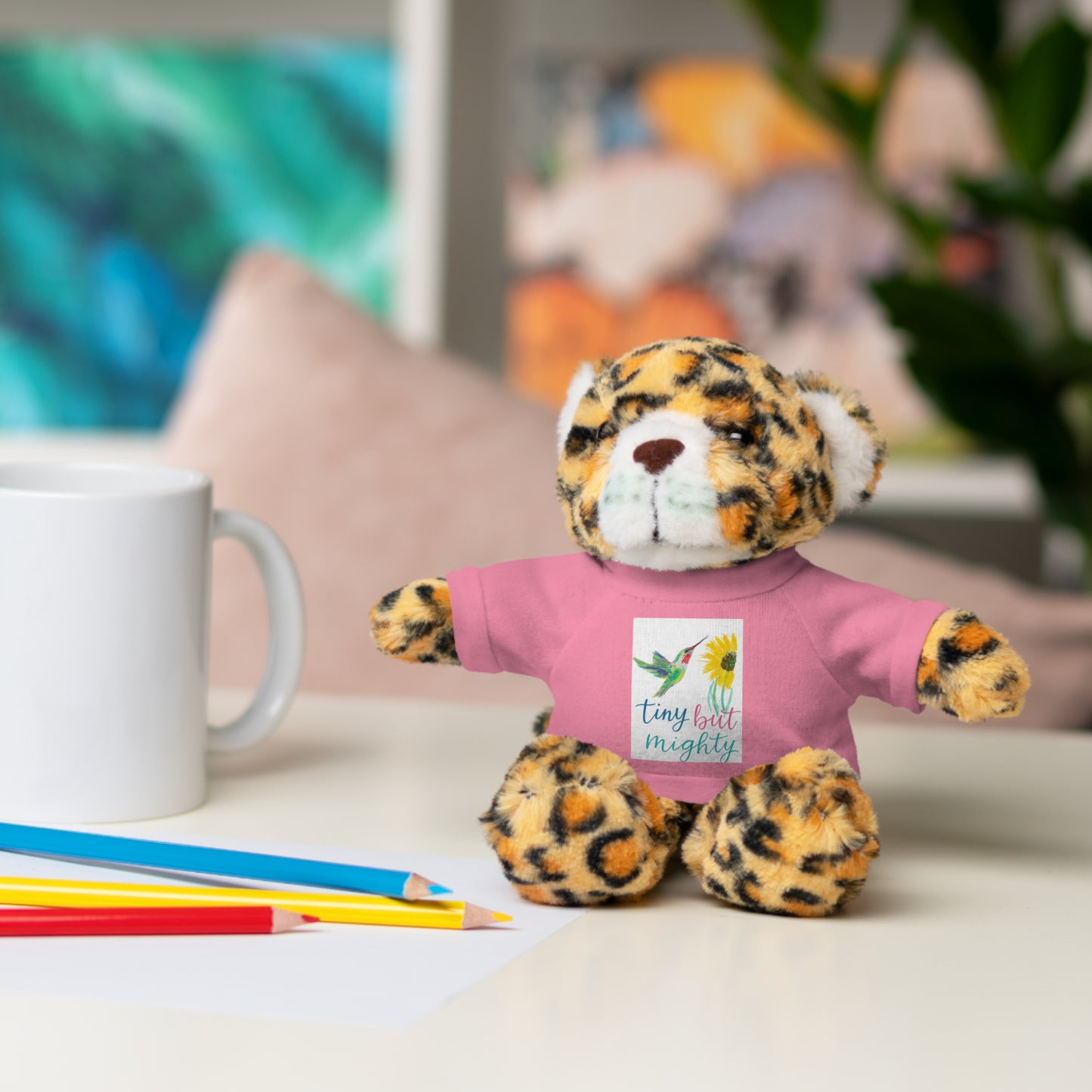 Teddy Bear — 'Tiny But Mighty' Floral Tee Plush