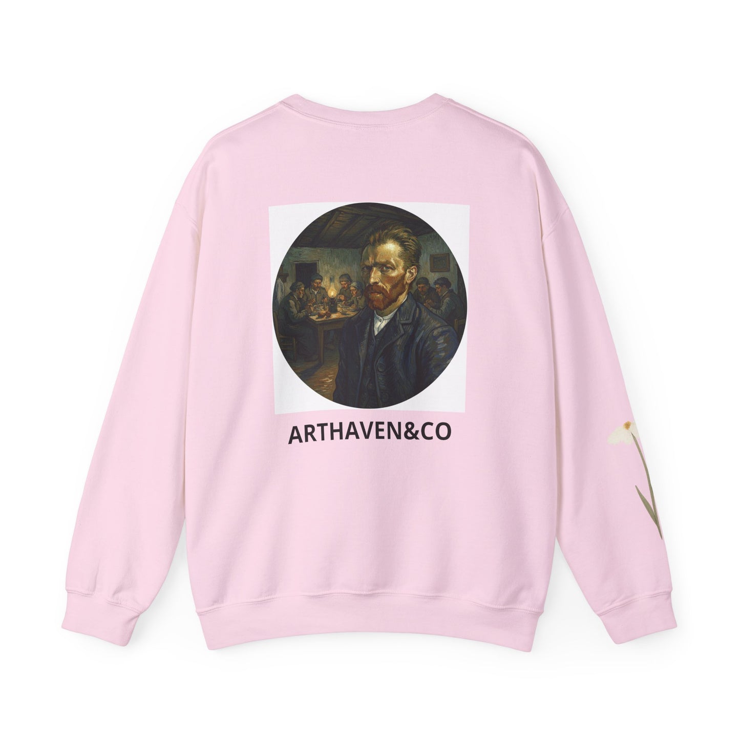 Vincent van Gogh Portrait Sweatshirt — "Stay Humble" Crewneck