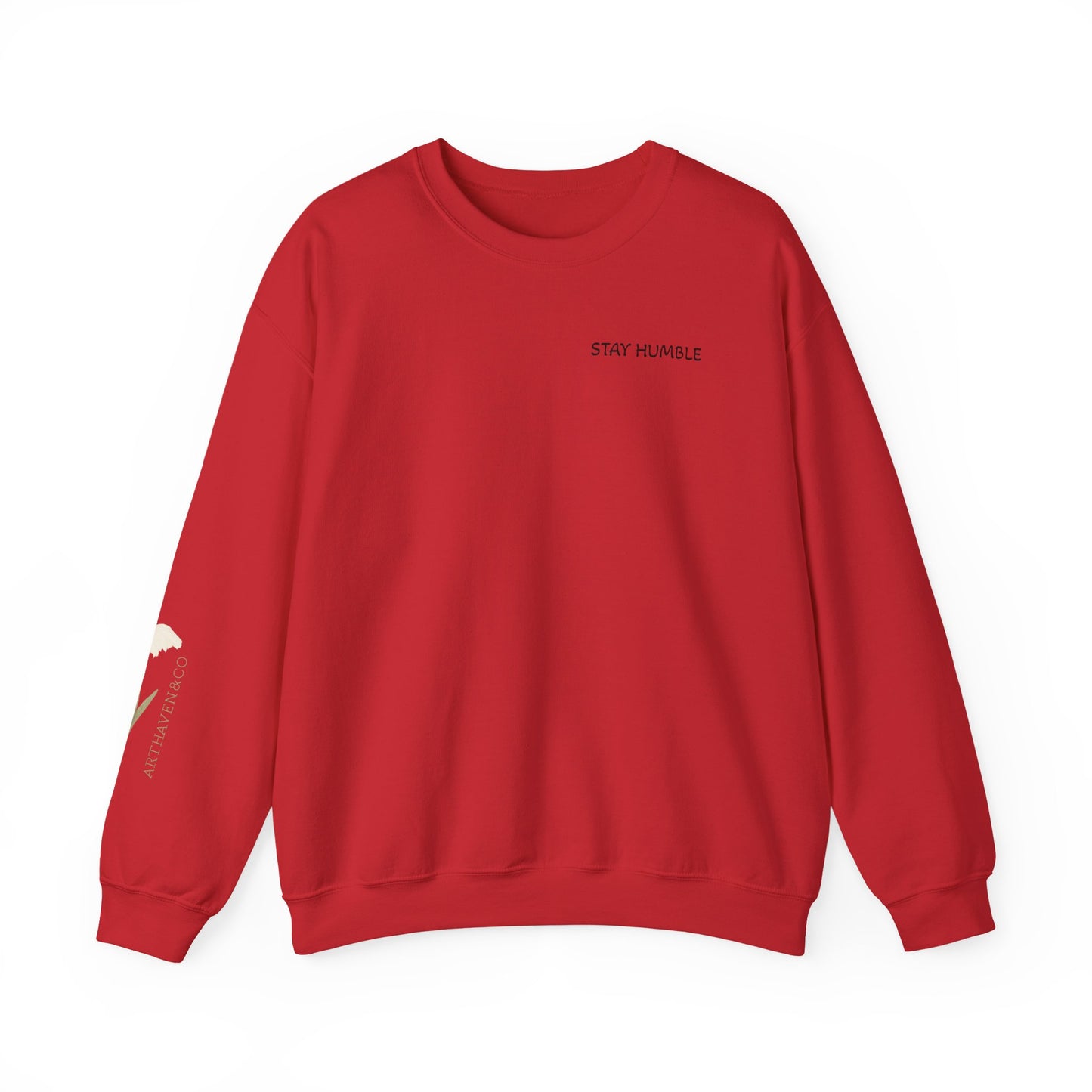 Vincent van Gogh Portrait Sweatshirt — "Stay Humble" Crewneck