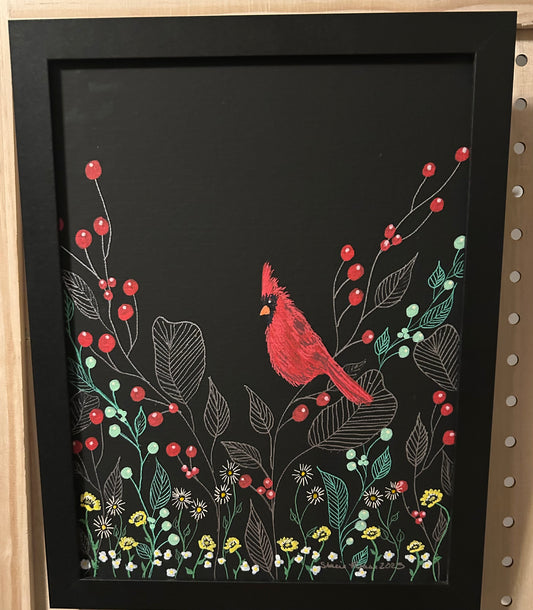Red feather reverie