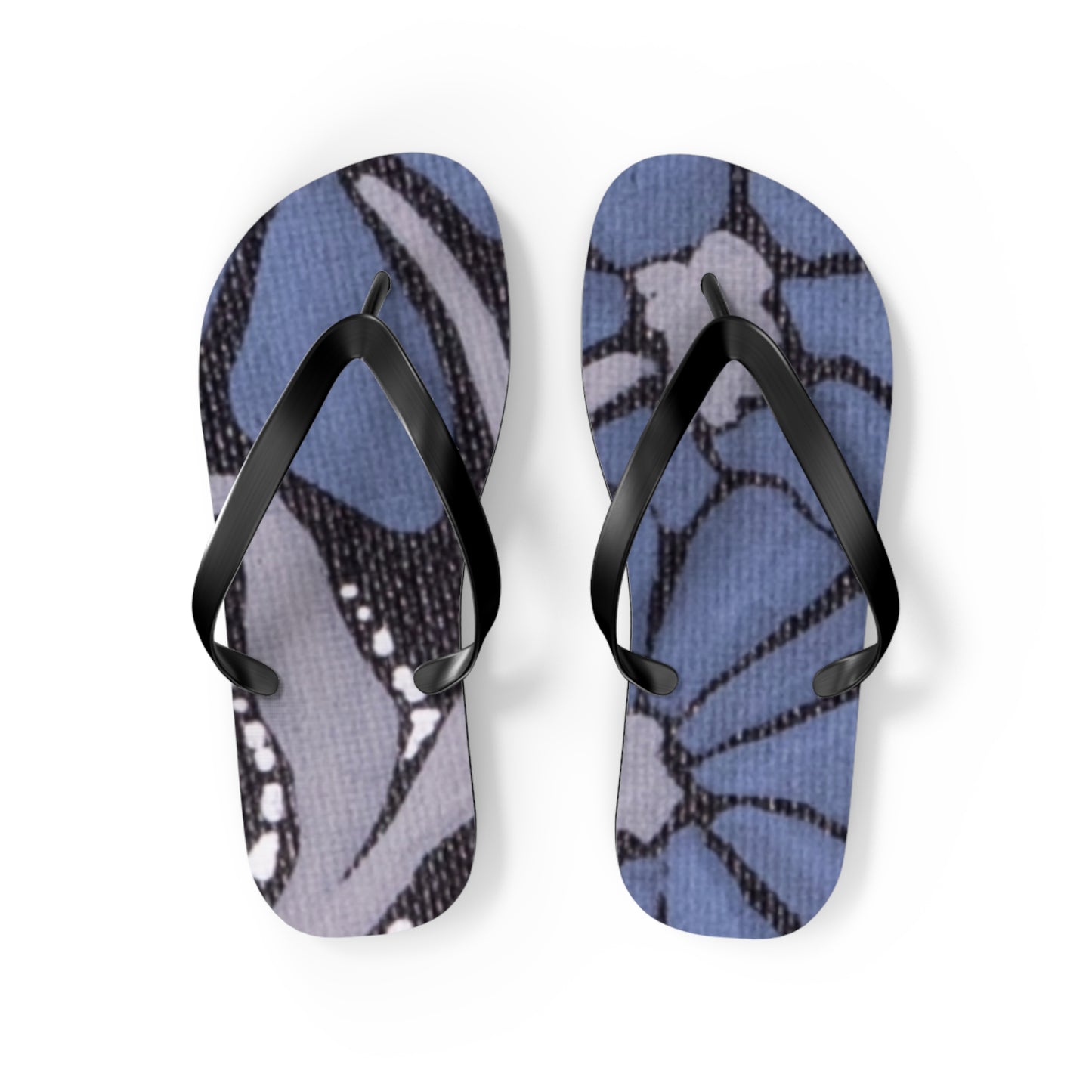 Cool blooms Floral Flip Flops - Lightweight Summer Beach Sandals
