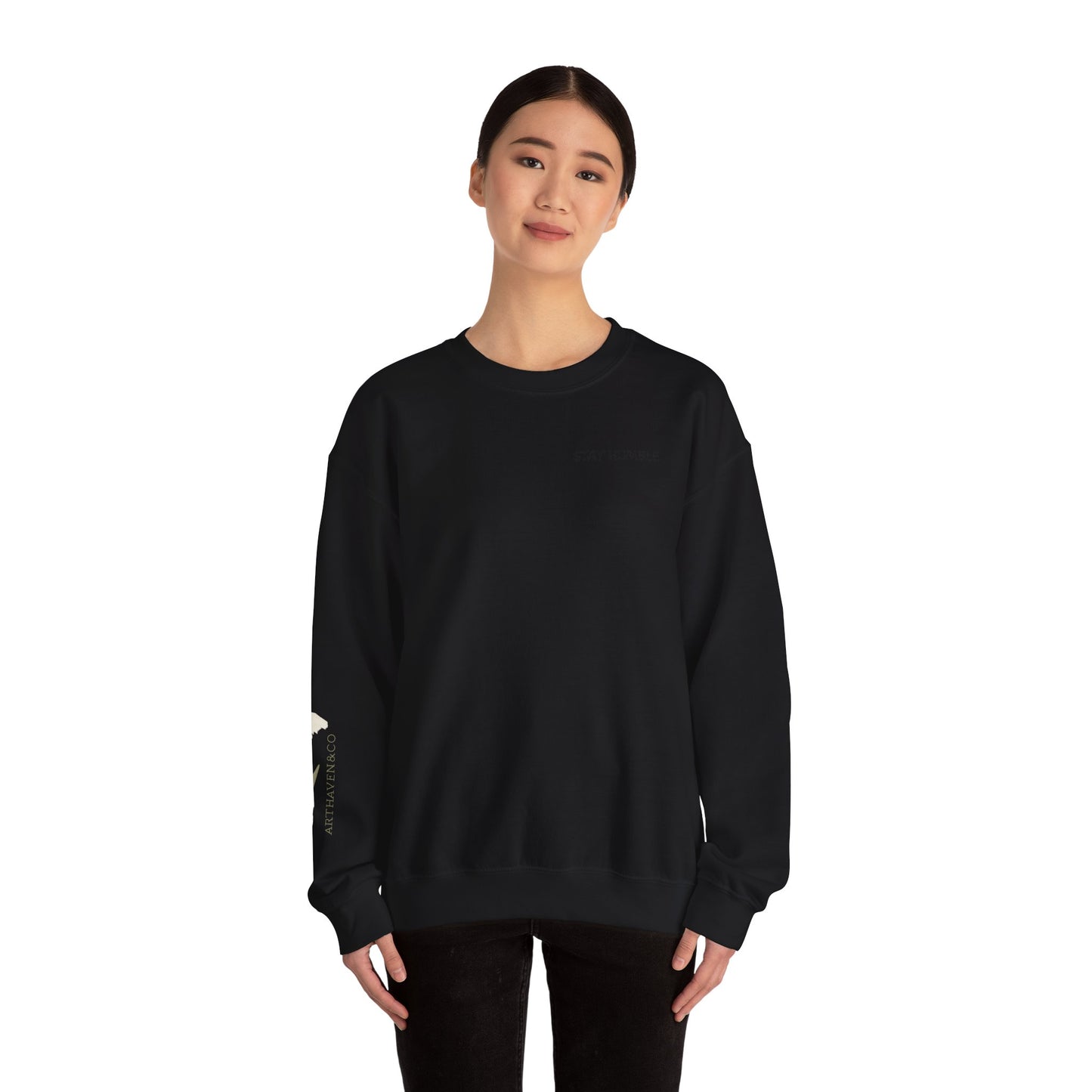 Vincent van Gogh Portrait Sweatshirt — "Stay Humble" Crewneck