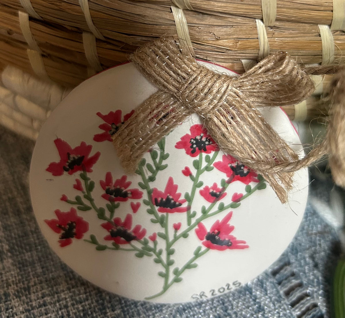 Poppy ornament