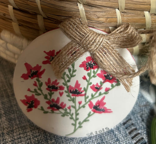 Poppy ornament