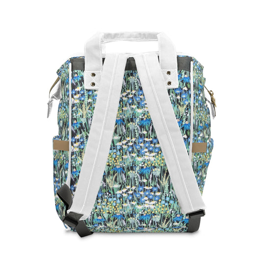Floral Meadow Multifunctional Diaper Backpack
