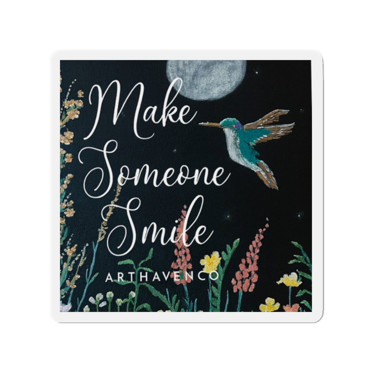 Flutter by moonbeam Die-Cut Magnets