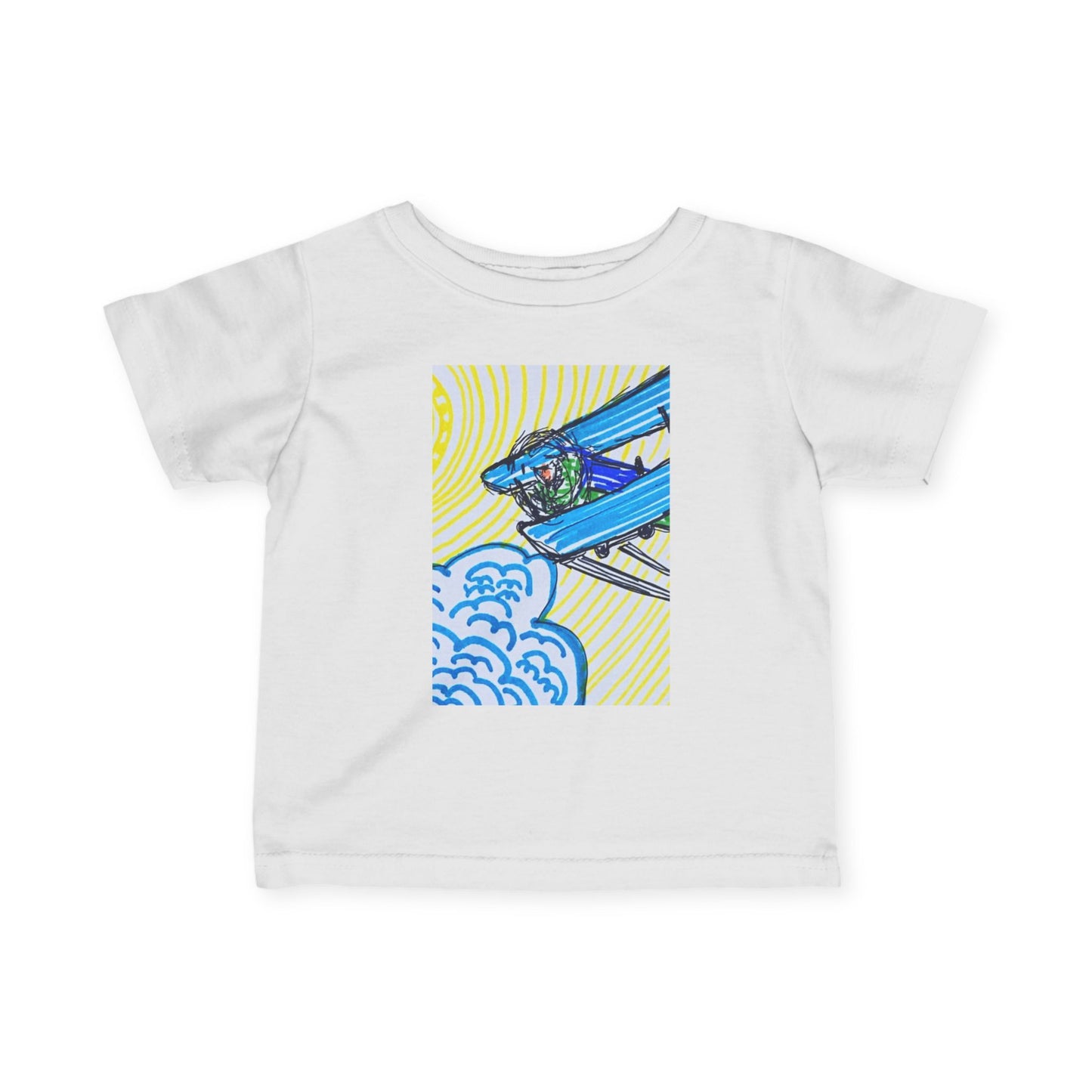Infant Tee - 'Cloud Cruiser in Training' Airplane Graphic