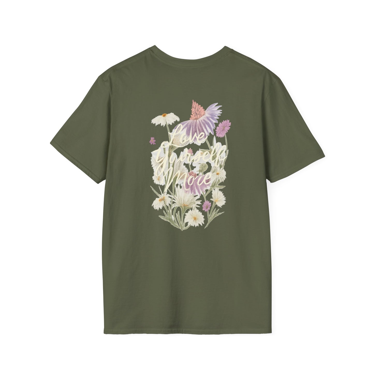 Floral  "Love Yourself More" T-Shirt