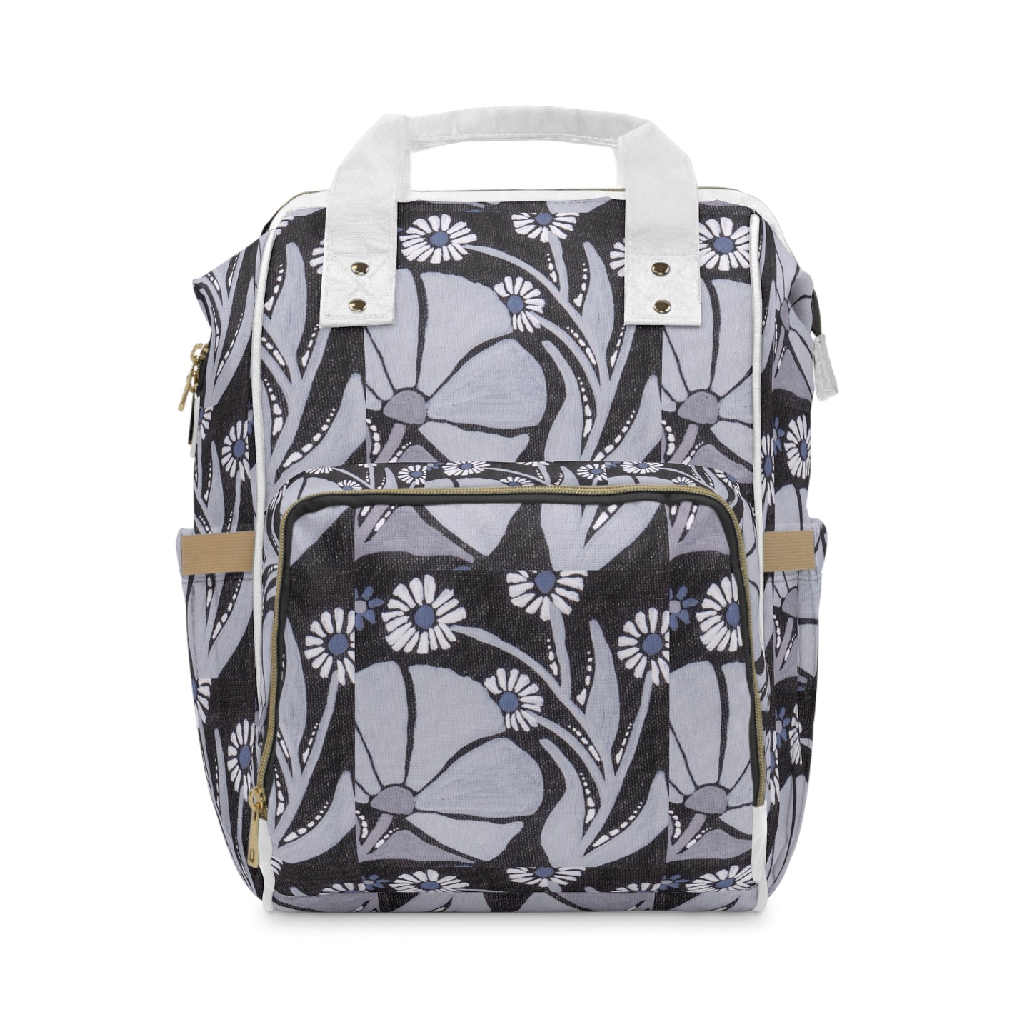 Floral Multifunctional Diaper Backpack