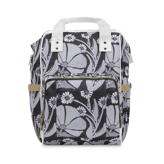 Floral Multifunctional Diaper Backpack