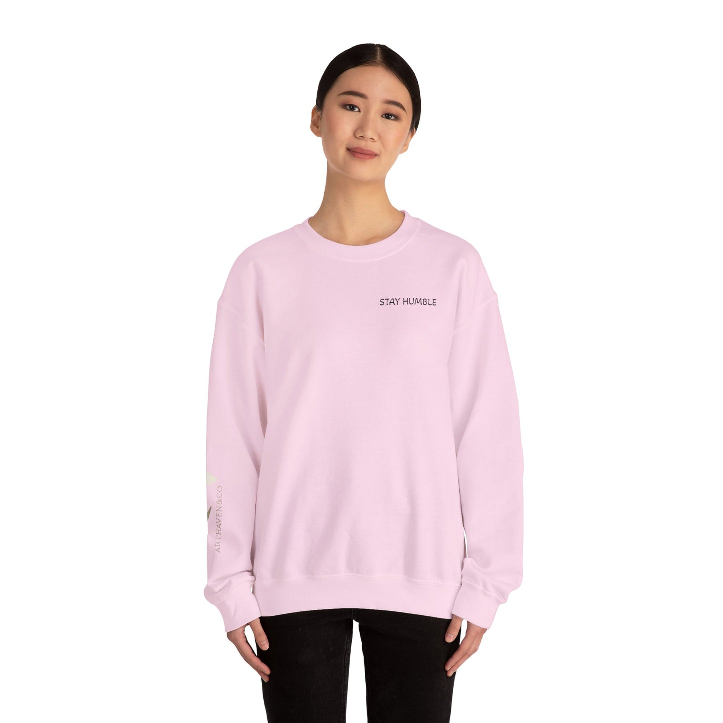 Vincent van Gogh Portrait Sweatshirt — "Stay Humble" Crewneck