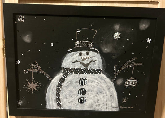 Frosty silver