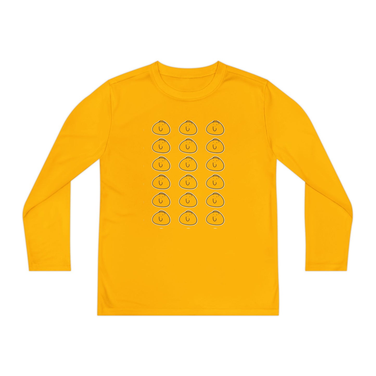 Youth Long Sleeve Tee — 'Run Mountain Climb Train' Graphic Athletic Shirt