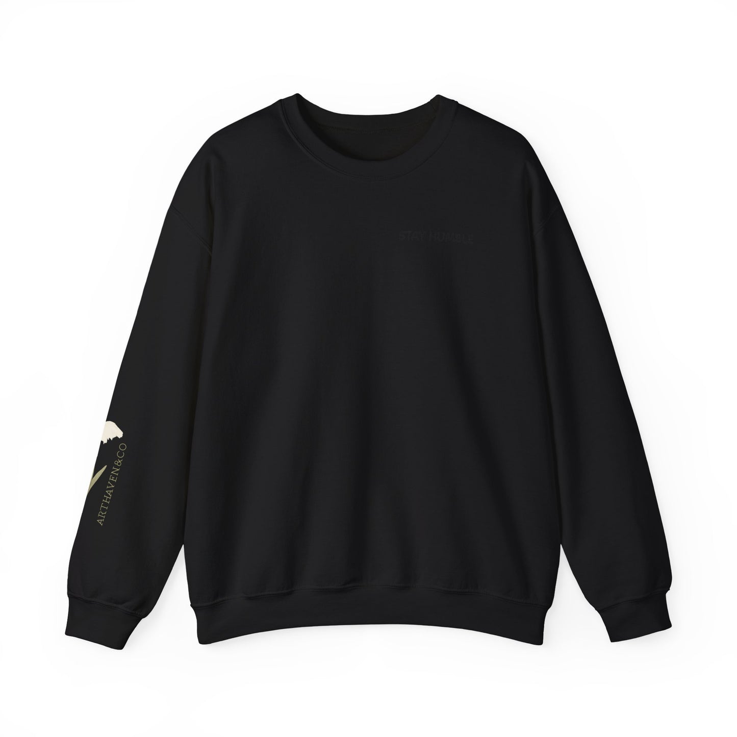 Vincent van Gogh Portrait Sweatshirt — "Stay Humble" Crewneck