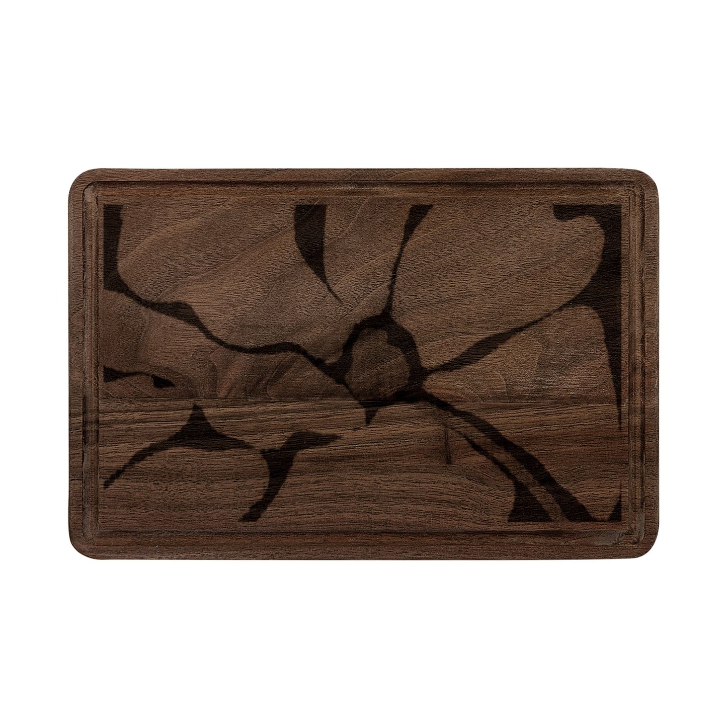 Engraved Lightning Grain Wooden Cutting Board — Decorative Charcuterie & Kitchen Serving Board