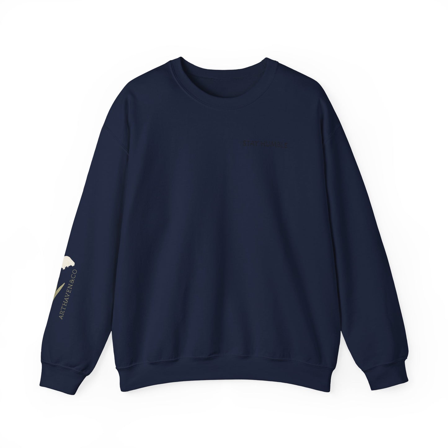 Vincent van Gogh Portrait Sweatshirt — "Stay Humble" Crewneck