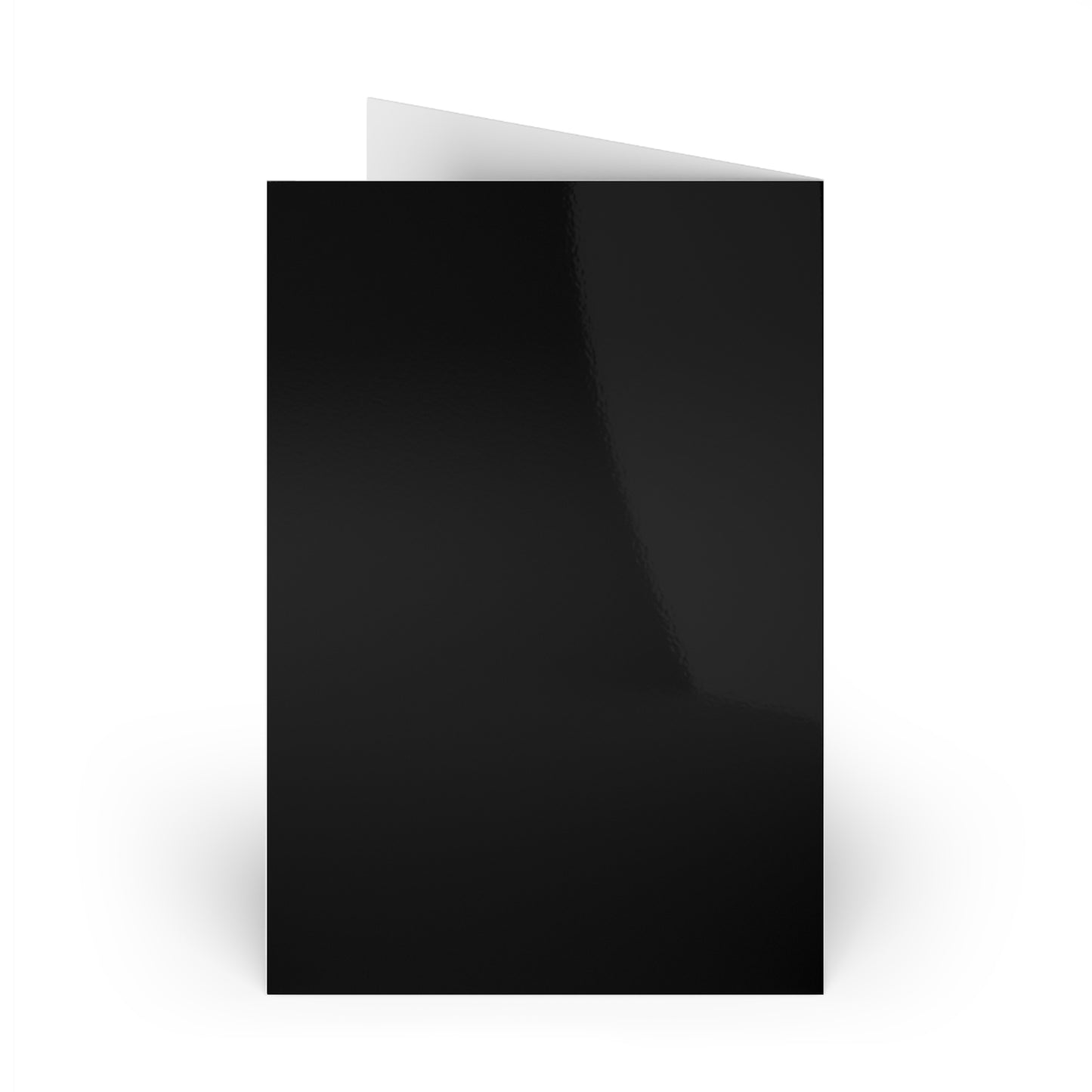 Thank You Card — Blue Floral Meadow Handwritten Script (Single or Pack)